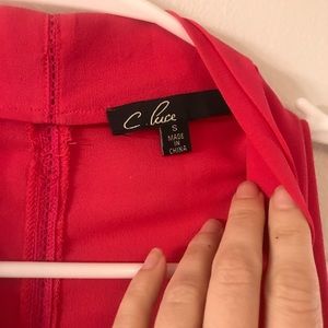 Hot Pink Chiffon Dress